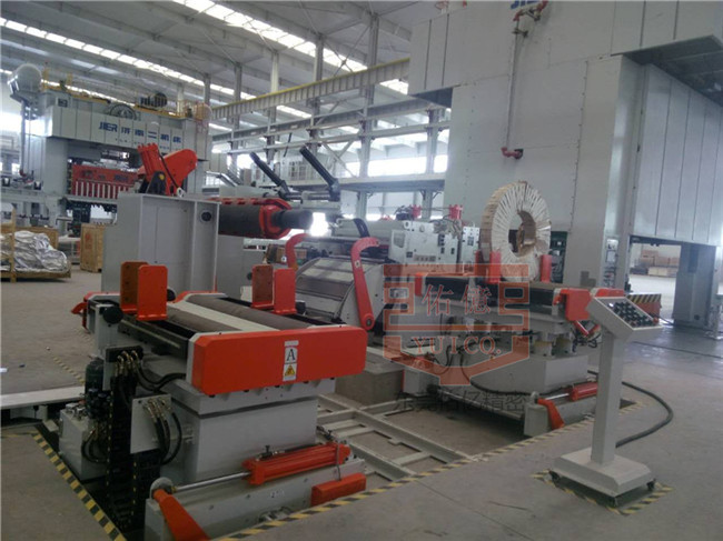 1400三合一整平送料機(jī)工作視頻（雙上料臺(tái)車(chē)）